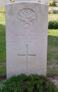 Second Lieutenant Frank Renshaw