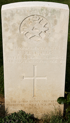 Second Lieutenant Frank Reynolds