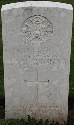 Private D. W. Richards