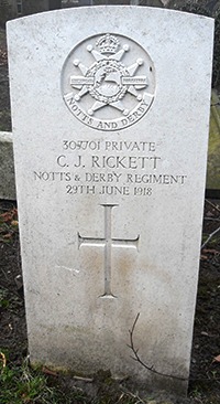 Private Cyril J. Rickett
