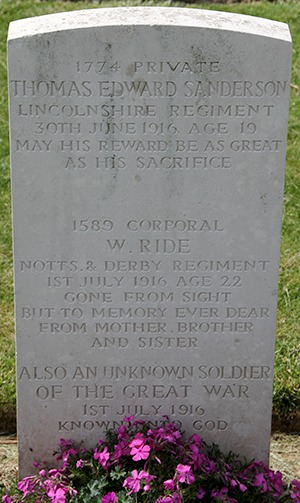 Corporal William Ride
