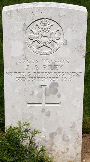 Private J. A. Riley