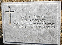Private John Robert Roberts