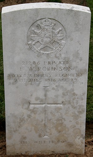 Private F. W. Robinson