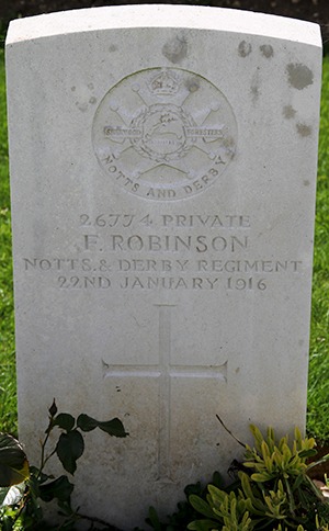 Private Fred Robinson