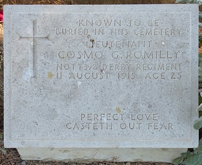Lieutenant Cosmo George Romilly