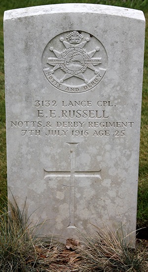Private Ernest Edward Russell
