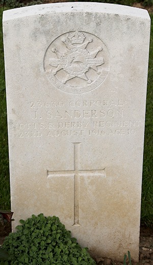 Corporal J. Sanderson