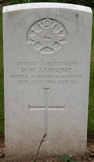 Second Lieutenant Henry Westbury Sargent