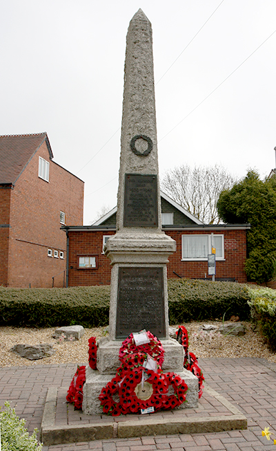 Shenstone War Memorial, Shenstone, Staffordshire.