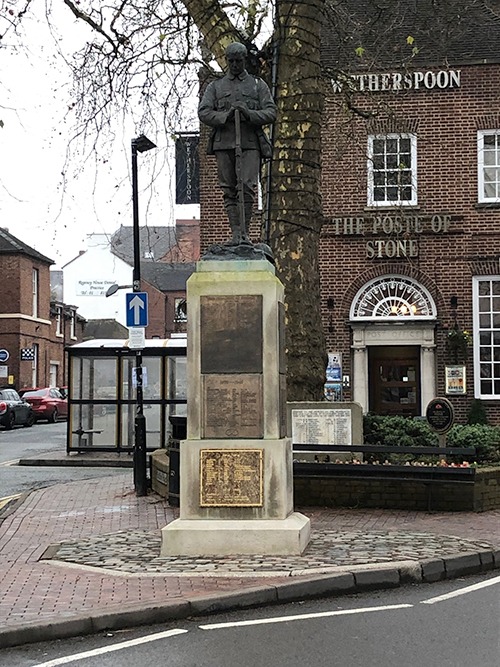 Stone War Memorial, Stone, Staffordshire.