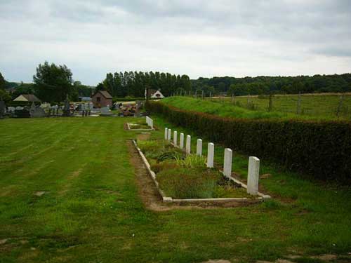 Toutencourt Communal Cemetery, France.