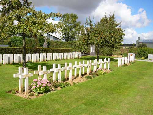 Warloy-Baillon Communal Cemetery, France.