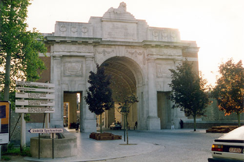 Ypres Menin Gate Memorial, Belgium.