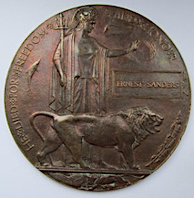 Ernest Sanders Memorial Plaque