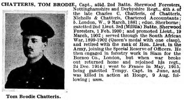 Captain Tom Brodie Chatteris