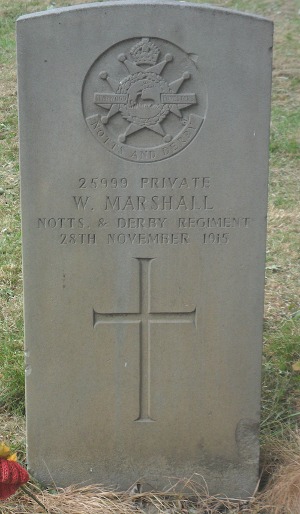 Private William Marshall grave