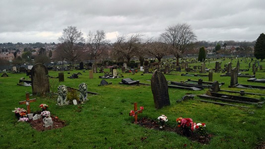 Derby (Normanton) Cemetery, United Kingdom.